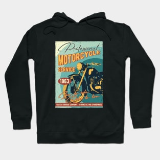 Motorcycle service poster Hoodie